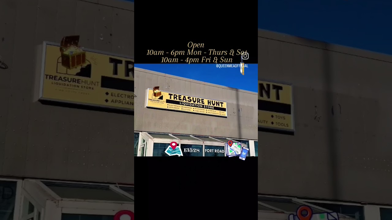 Stop by Treasure Hunt Yeg today to find your treasure!