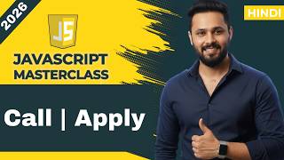 Javascript Tutorial In Hindi Javascript Call Vs Apply Explained Change This Value Easily