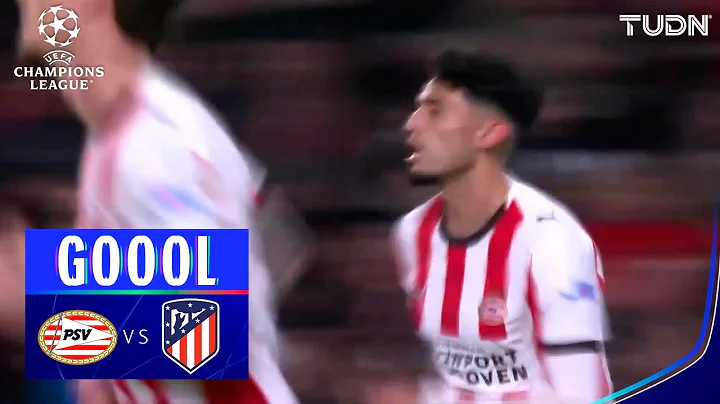 ¡PEPI acerca a los GRANJEROS!  PSV 2-3 Atlético de Madrid | UEFA Champions League-J6 2025-26 | TUDN