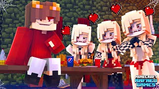 As VAMPIRAS convidaram o RAFAEU para uma FESTA no Minecraft