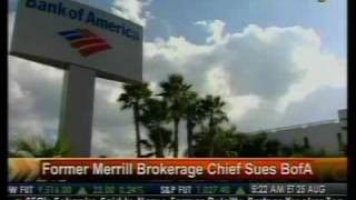 Former Merrill Brokerage Chief Sues BofA - Bloomberg