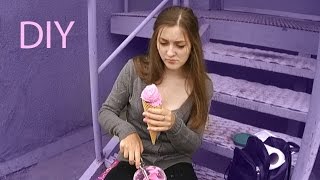 Фейковое мороженое для фотосессии  (fake ice cream)