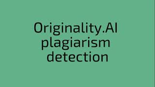 Originality AI for Moodle