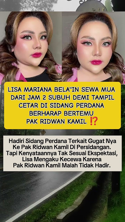 Lisa mariana bela'in makeup jam 2 subuh #shortsviral #artist #indonesia #quotes #love