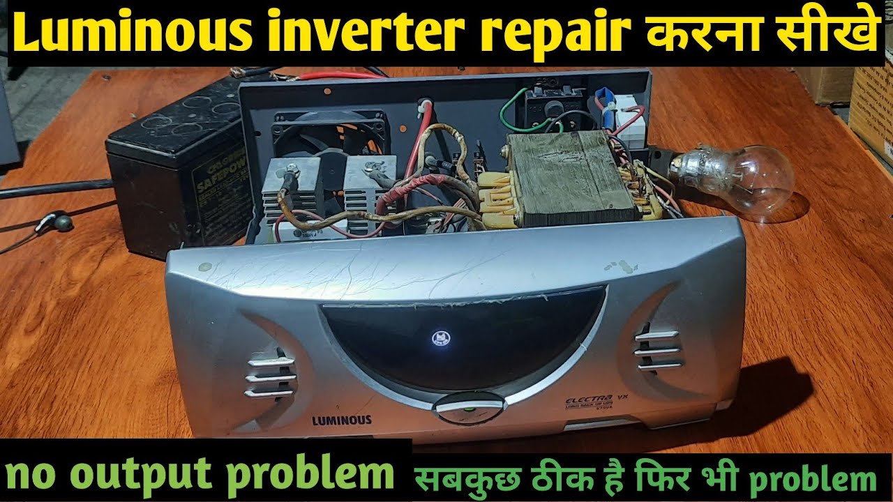 Luminous inverter repair || No output problem || Dushyant electronics