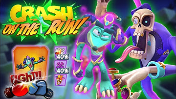 Crash On The Run - 6ª Temporada MR.Crumb 👻 "Boss Fight" Skin do (Crash AJAX)