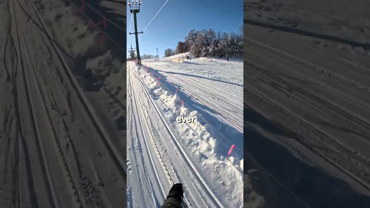Snowboarding Rope Tows in Minnesota (Afton Alps)