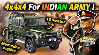 Force Gurkha 5-door is Perfected to Replace Safari and Scorpio for Indian Army's GS800 Category !!