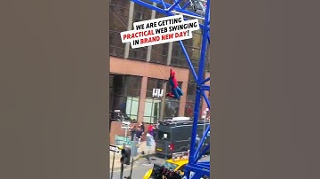 PRACTICAL web swinging SPIDER-MAN BRAND NEW DAY! Tom Holland Set Videos! Marvel MCU Tobey Andrew!