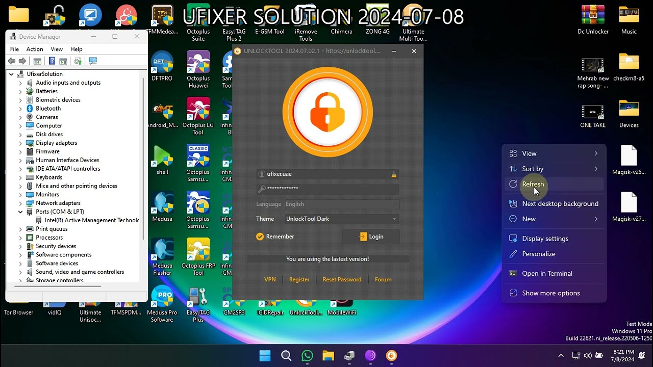 Samsung Galaxy S8 & S8 Plus & S9 & S9 Plus FRP Bypass One Click 2024 (Ufixer Solution) 