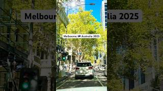 Melbourne Australia May 2025, William Street #drivingtour #autumn #beautifulcity