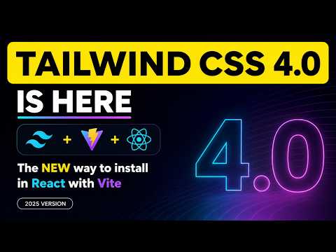 How to Install Tailwind CSS v4 in React + Vite | Complete Setup Tutorial 2026