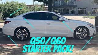 5 EASY Exterior Mods For Your Infiniti ( Q50- Q60 Starter Pack )