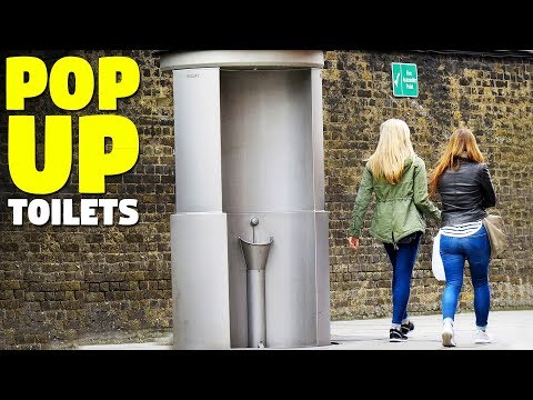 URILIFT | London Urinals On Street | Pop-Up Toilet For Male & Female Urinal