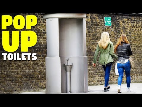 URILIFT | London Urinals On Street | Pop-Up Toilet For Male &amp; Female Urinal