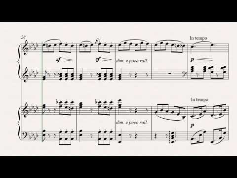 22. Barcarolle 25 Progressive Studies Opus 100 for 2 pianos - Friedrich Burgmüller