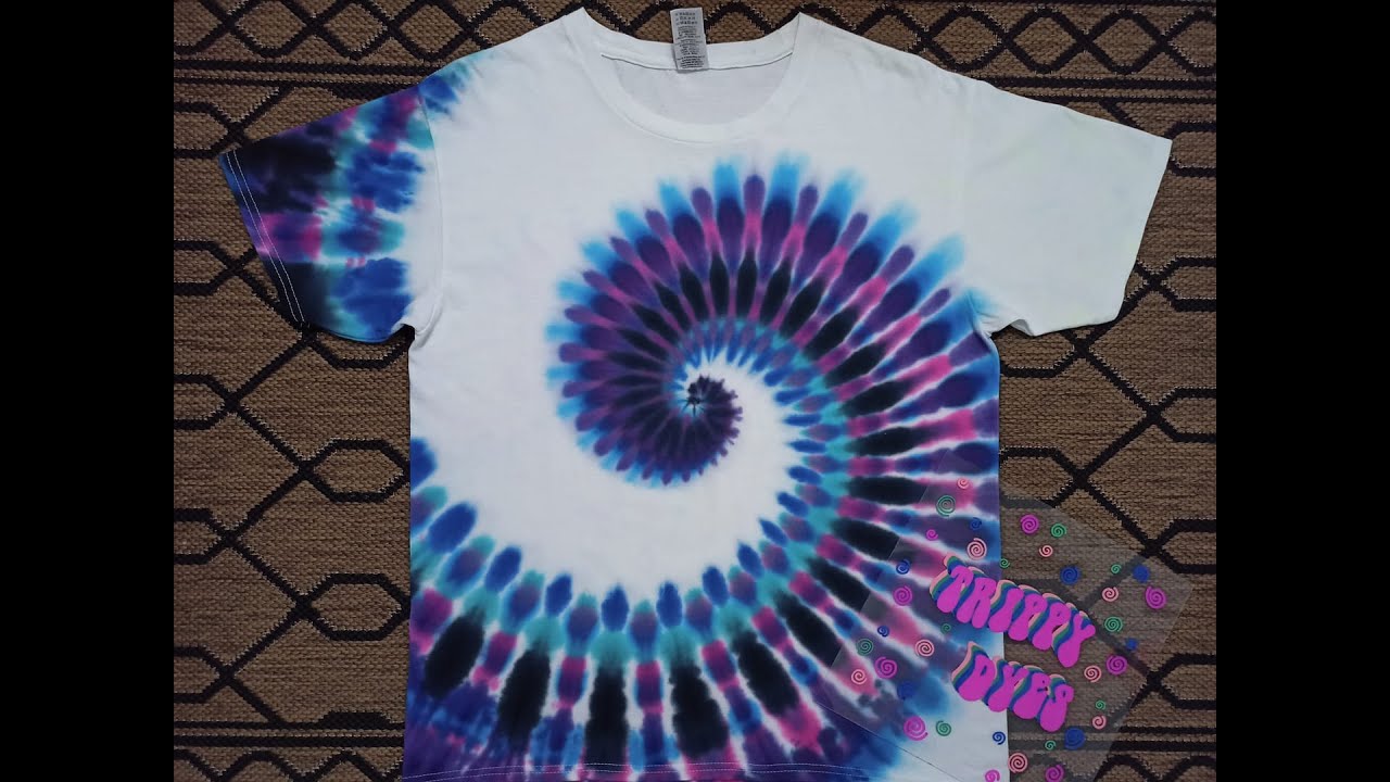 Tie Dye Reveal by Trippy Dyes | Tie Dye Spiral Pattern Reveal | Tie Dye ...