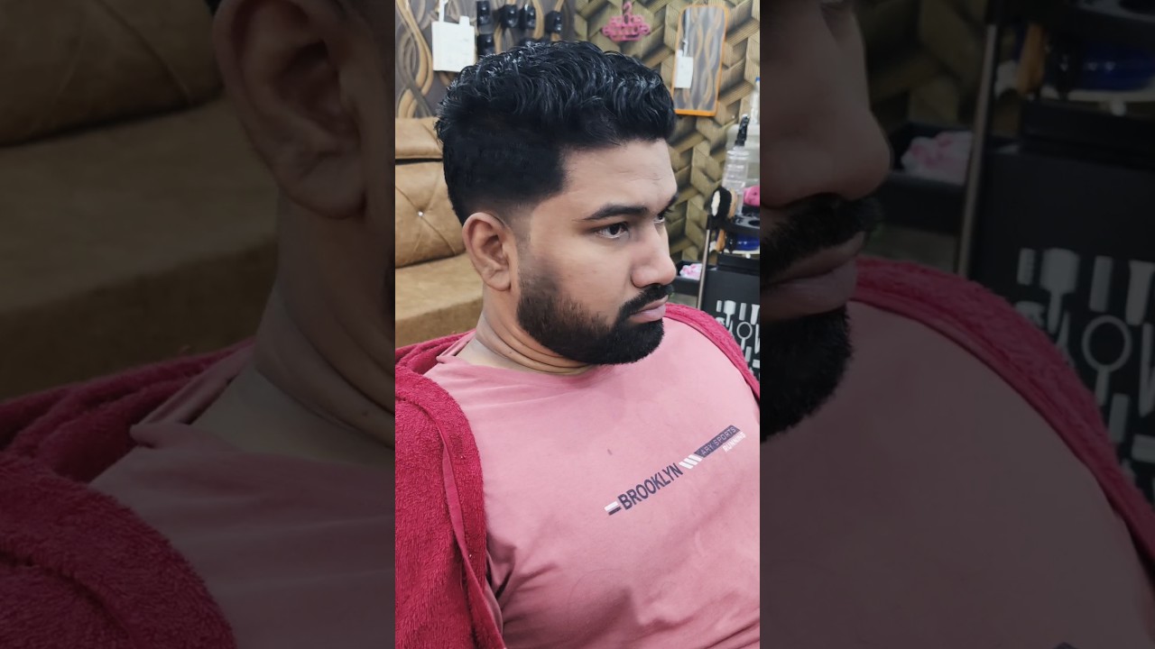 Complete Men’s Makeover ✂️💈 | Haircut + Beard + Hair Color + Facial. 