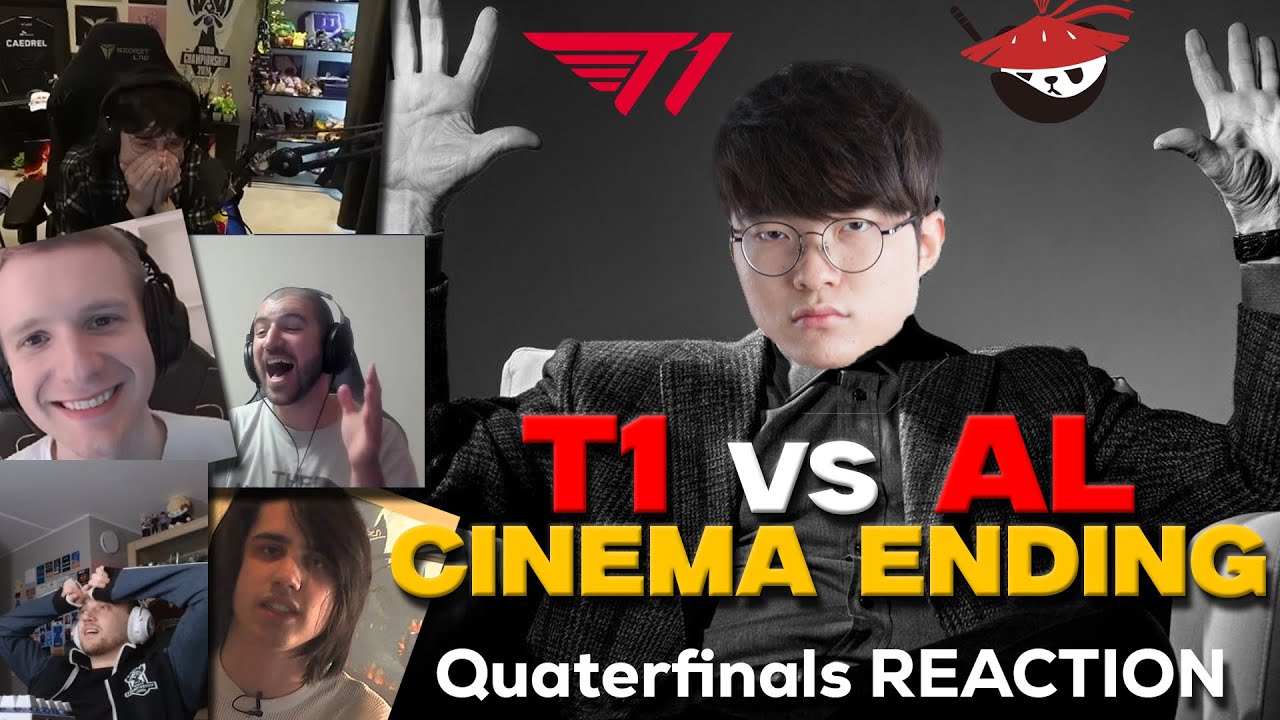 Streamers react to UNBELIVABLE GAME 5 ENDING | T1 vs AL