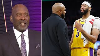 James Worthy GOES CRAZY to Lakers siding with Darvin Ham over Anthony Davis as ugly loss to Nuggets