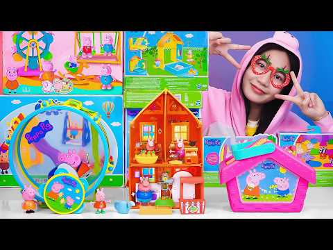 93分間の満足感ASMR開封動画｜かわいいペッパピッグのファームハウスファンプレイセット🥕