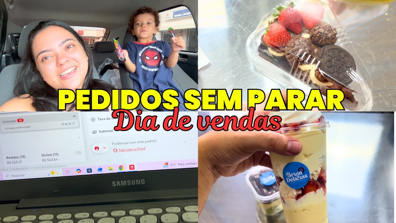UM DIA DE VENDAS NO DELIVERY | Produção intensa e pedidos sem parar