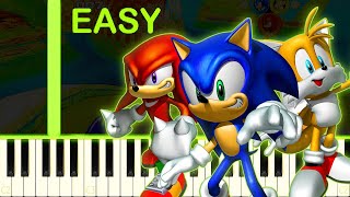 SONIC HEROES THEME - EASY Piano Tutorial screenshot 5