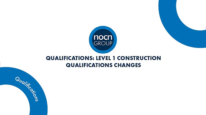 Qualifications - Level 1 construction qualification changes - DayDayNews