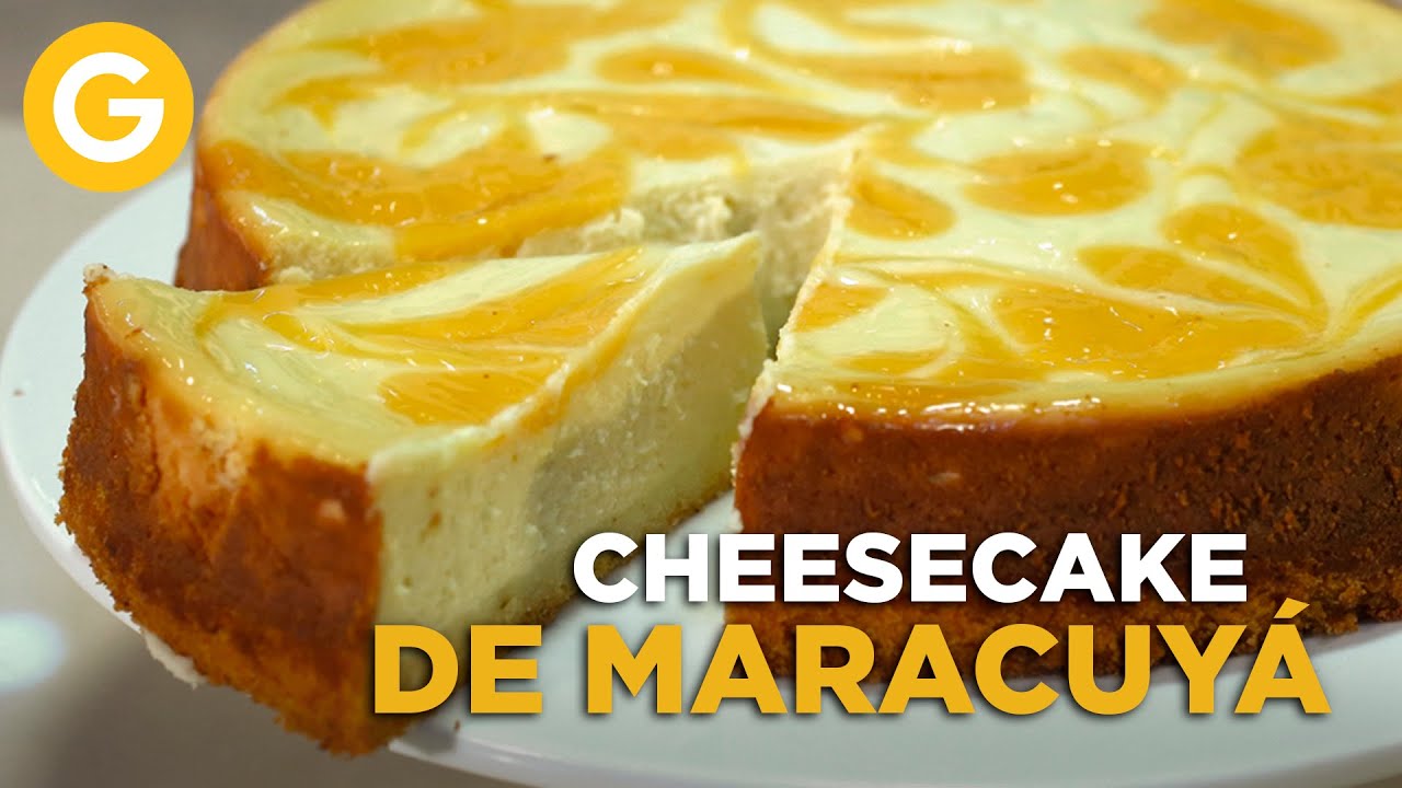 FRESCO y LIVIANO CHEESECAKE de MARACUYA🌴 Por Osvaldo Gross | El Gourmet