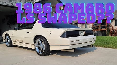 1986 Camaro IROC-Z LS swapped