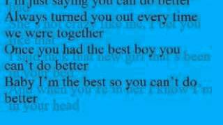 JoJo - 'Marvin's Room (Can't do Better) Lyrics on Screen