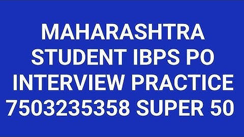 IBPS PO MOCK INTERVIEW - INTERVIEW CLASS #ibpspointerview #interviewquestions #ibpspointerview2025 