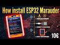 How install ESP32 Marauder on 10$ CYD
