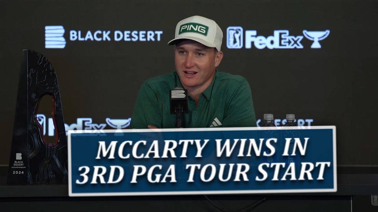 Matt McCarty Nets 1st PGA Tour Win In Just 3rd Career Start
