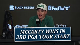Celebrity Matt McCarty Nets 1st PGA Tour Win In Just 3rd Career Start Profile