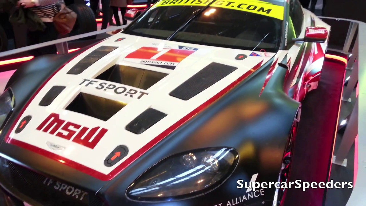Aston Martin Db9 Gt3 Race Car At Autosport And Performance Show Birmingham Nec Youtube