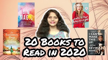 20 Books to Read in 2020 | My 2020 reading List | #20in2020
