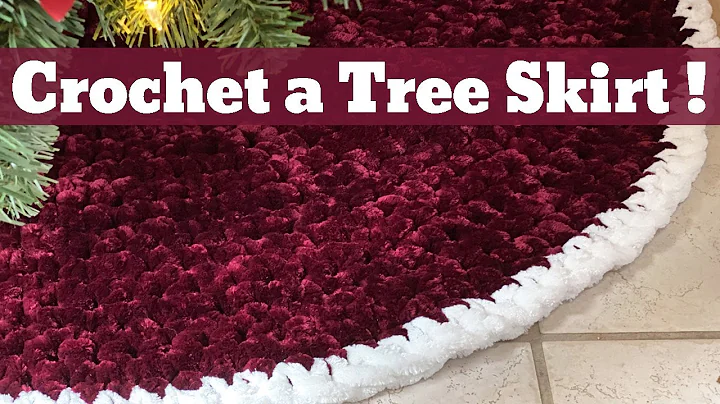 Create a Beautiful Crochet Tree Skirt