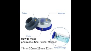 Pharmaceutical rubber stopper-complete line (new)