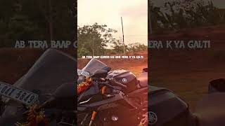 baap ki pese..😮💨#bikersboyz #rider #r15v4 #viral