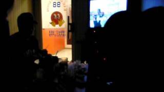 Crazy naked Japanese dude steals the karaoke show