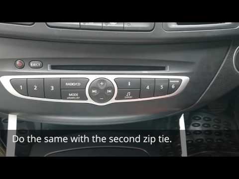 How to remove radio and add AUX input on 2008 Renault Laguna