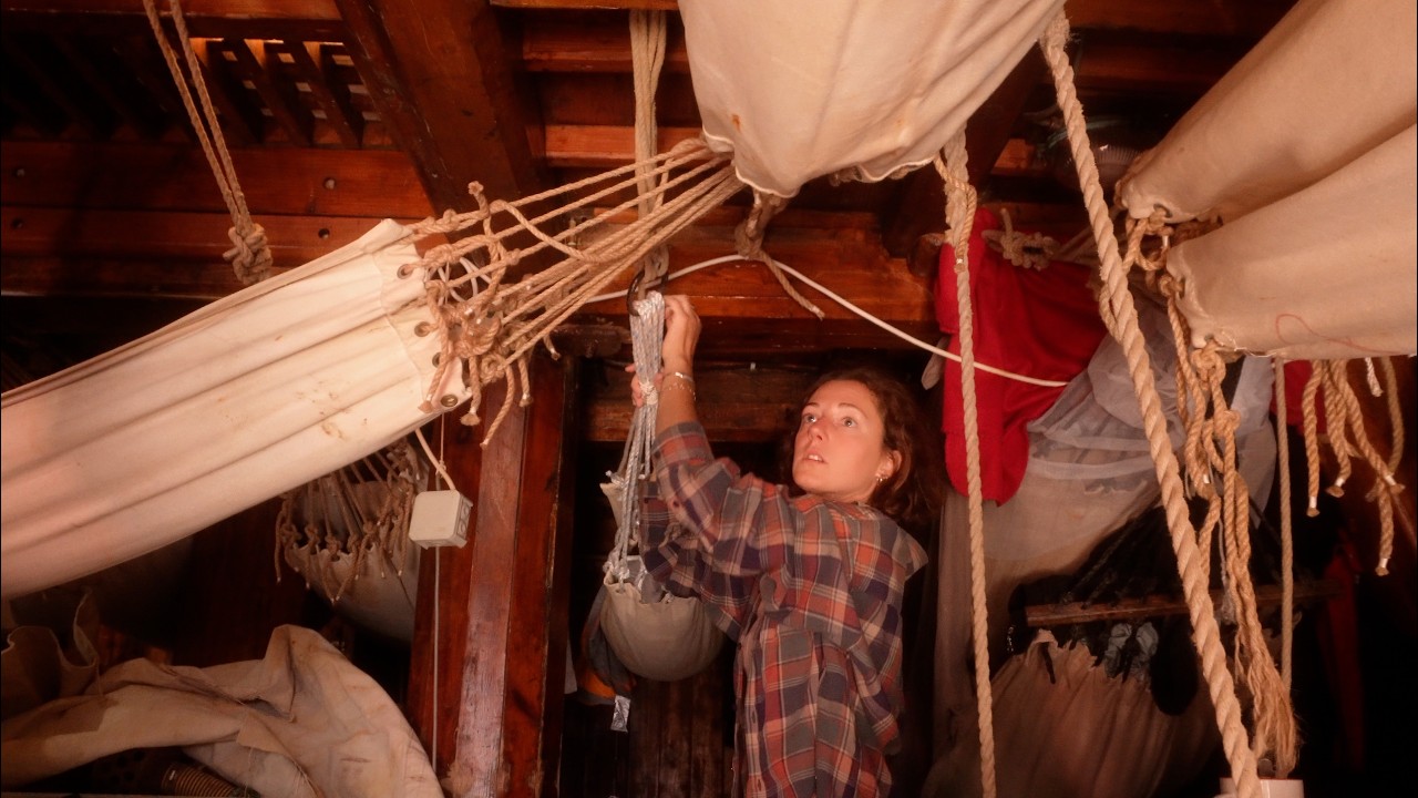 ⁣Sleeping in a Hammock, Night Watches and Heavy Anchors — A Ship from Another Era