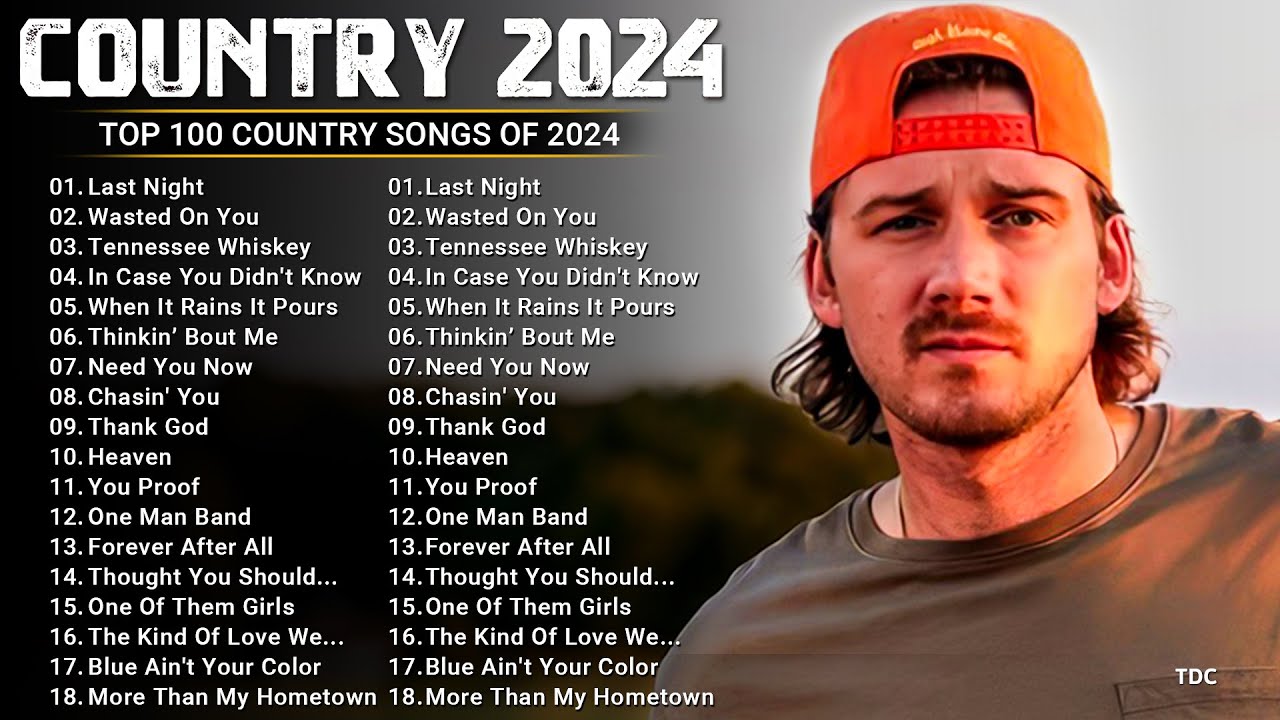 Country Music Playlist 2024 - Luke Combs, Chris Stapleton, Morgan Wallen, Kane Brown, Luke Bryan