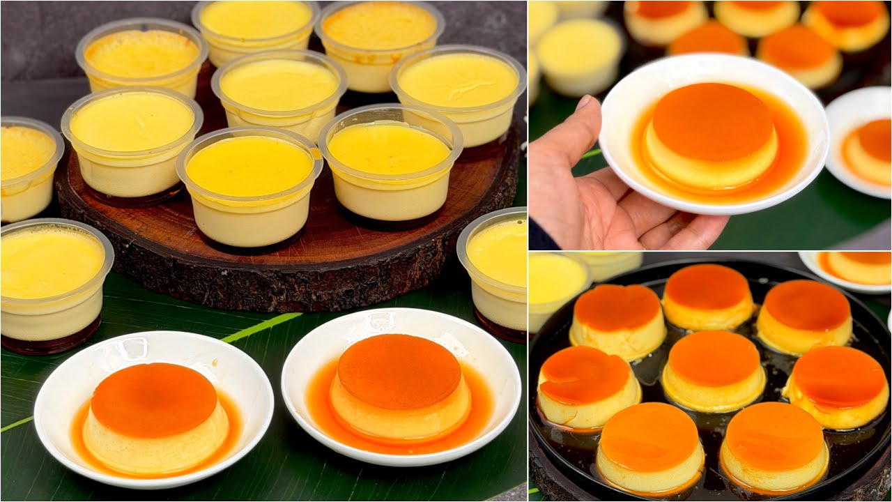 মাত্র ১ কাপ গুঁড়া দুধ দিয়ে ১৪–১৫ কাপ ক্যারামেল এগ পুডিং 🍮 ১০ মিনিটে চুলায় | Without Oven Egg Pudding