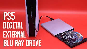 Can you use an external disc drive with PS5?