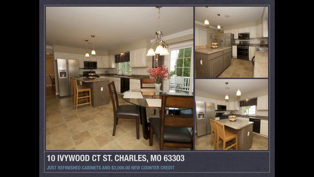 4 BR homes in Sumerset Hills, St Charles, MO 63303 with granite countertops, walk out L/L