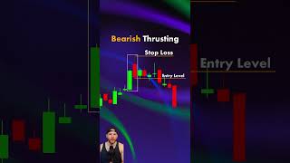 What is the bearish thrusting candlestick pattern? #howtoearnmoneyfromusstockmarket #trading