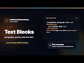 HTML Elements: Text Blocks - Paragraphs, Quotes and Preformatted Text