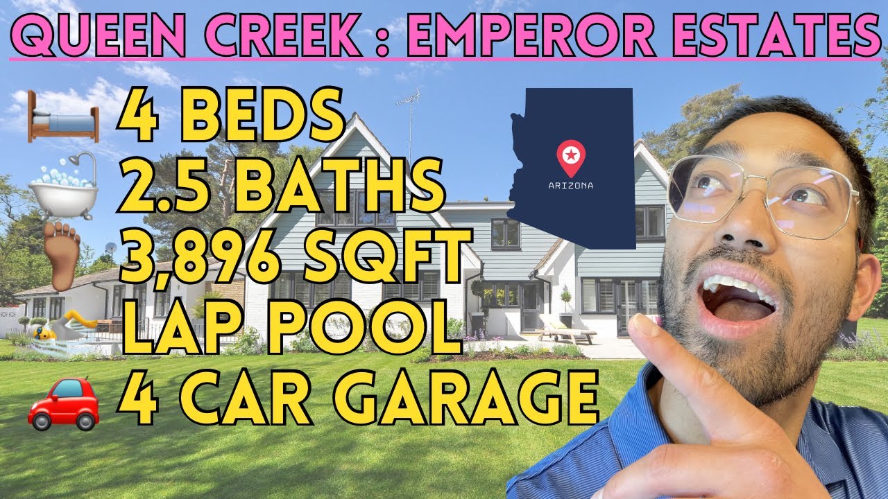 MOVING TO QUEEN CREEK ARIZONA IN EMPEROR ESTATES 🌵🇺🇸 
